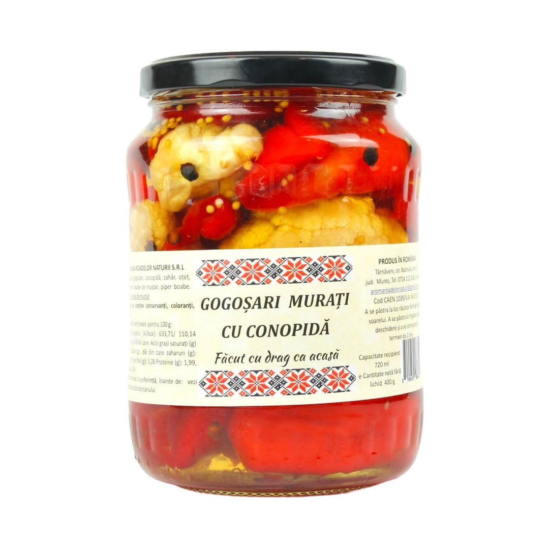 Pickled 'Gogosari' Peppers with Cauliflower 720g