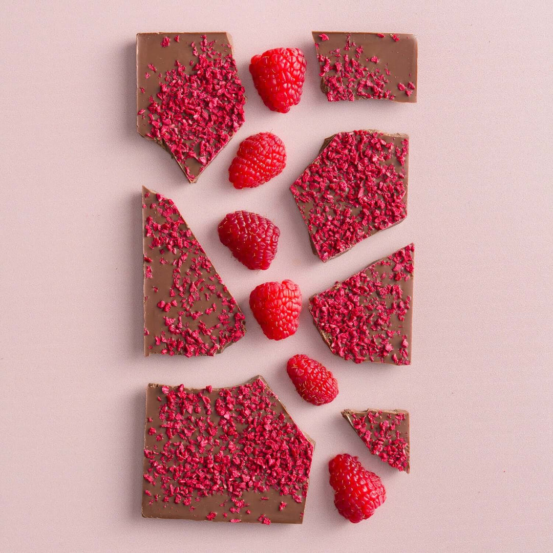 Milk Chocolate with Raspberries 80g