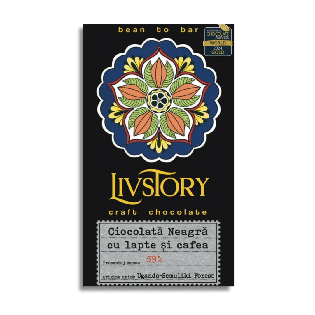 Milk Chocolate with Coffee 59%, 65g