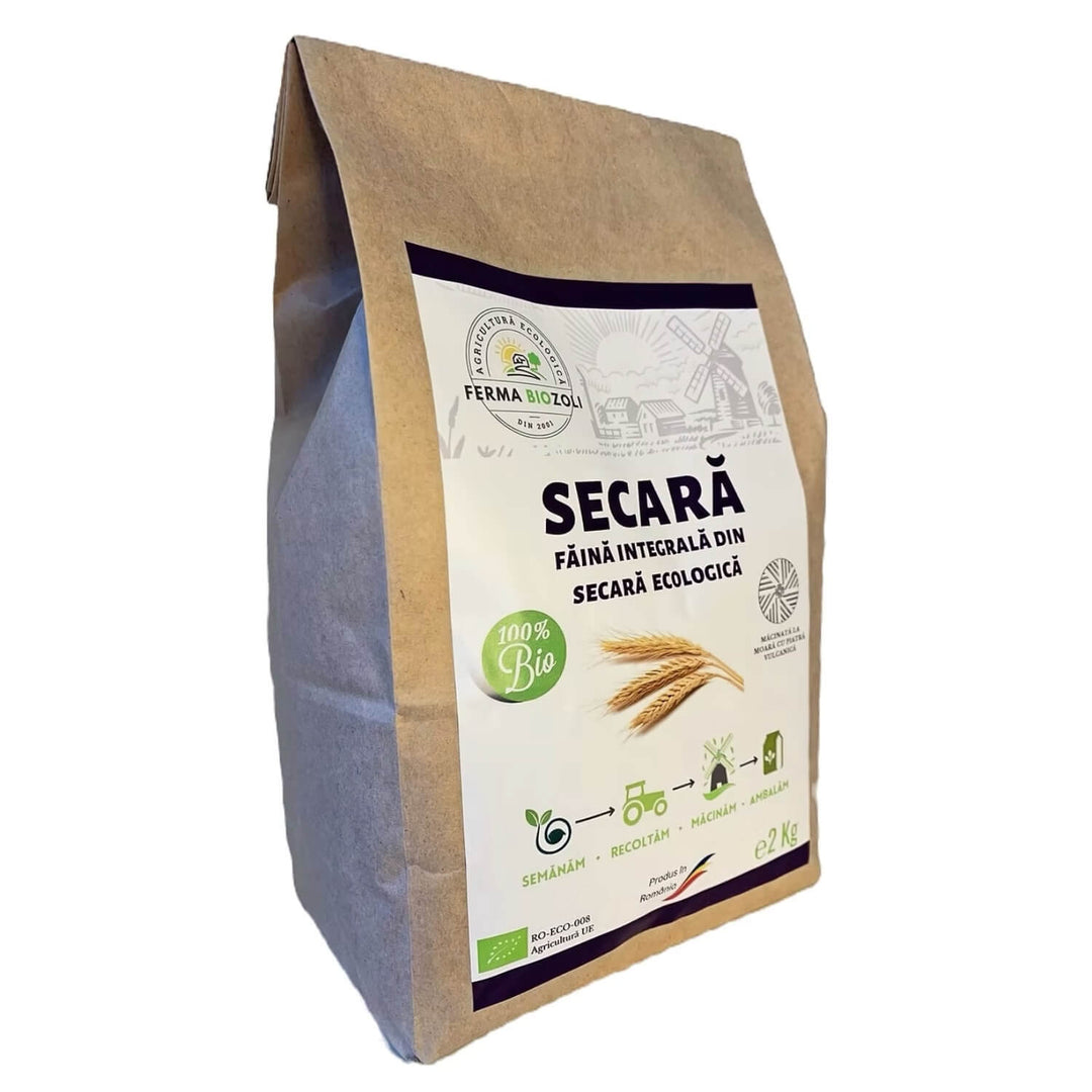 Organic Wholemeal Rye Flour 2kg