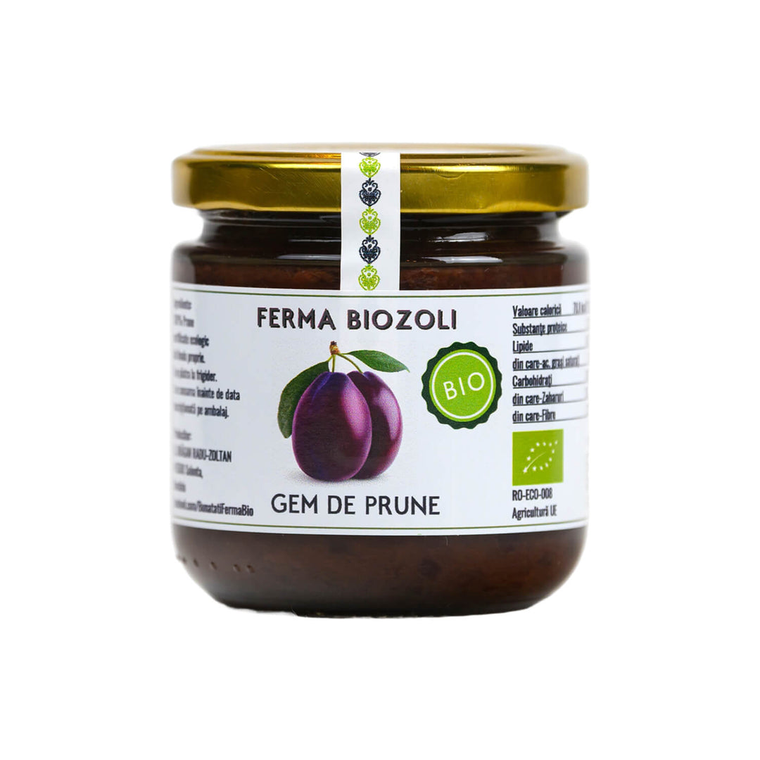 Organic Plum Jam - No Added Sugar 200g