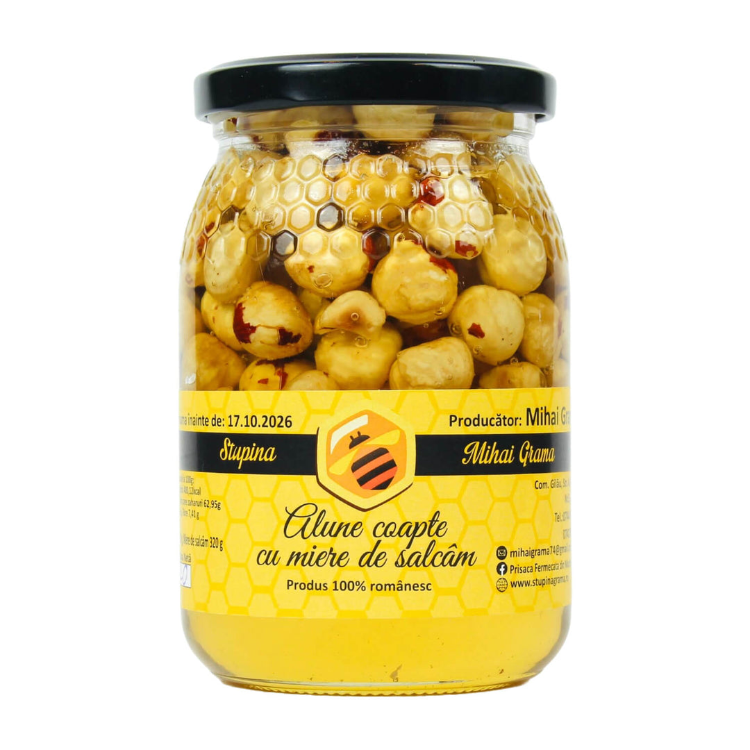 Roasted Hazelnuts in Raw Acacia Honey 420g