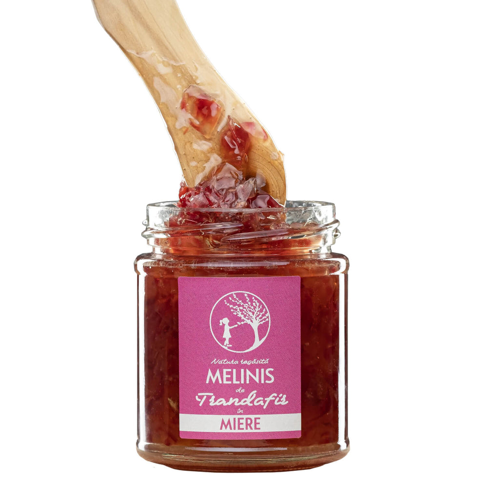 Damask Rose in Acacia Honey 230g