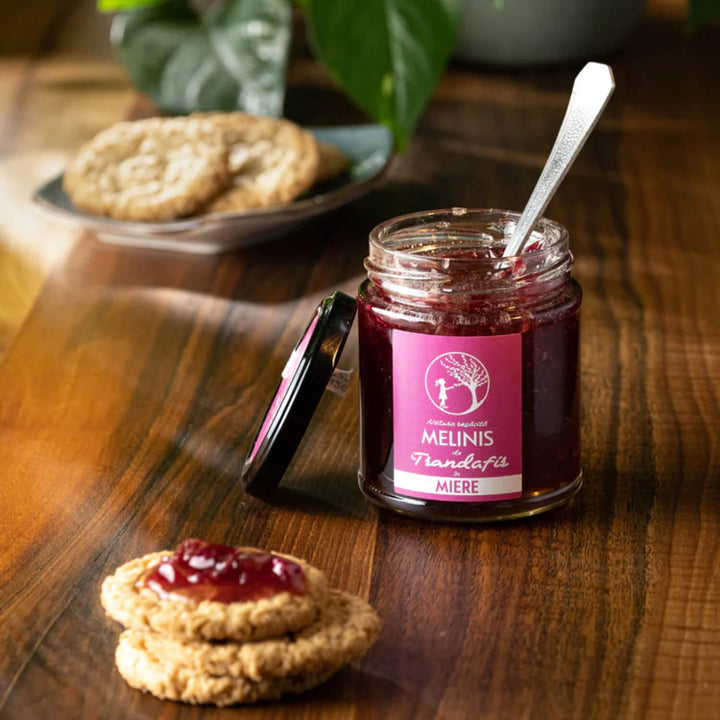 Damask Rose in Acacia Honey 230g