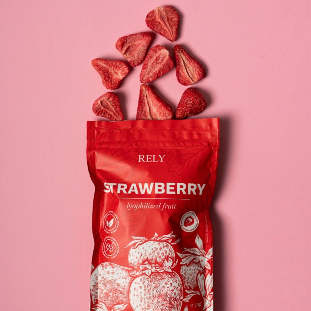 Freeze Dried Strawberries 18g