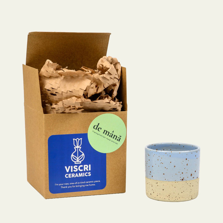 Viscri Blue Espresso Cup & box