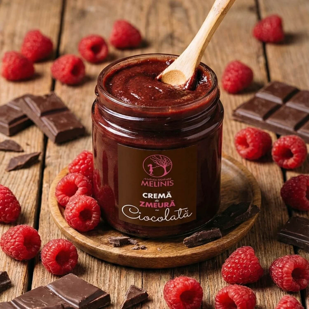 Creamed Raspberries, Chocolate & Honey 250g