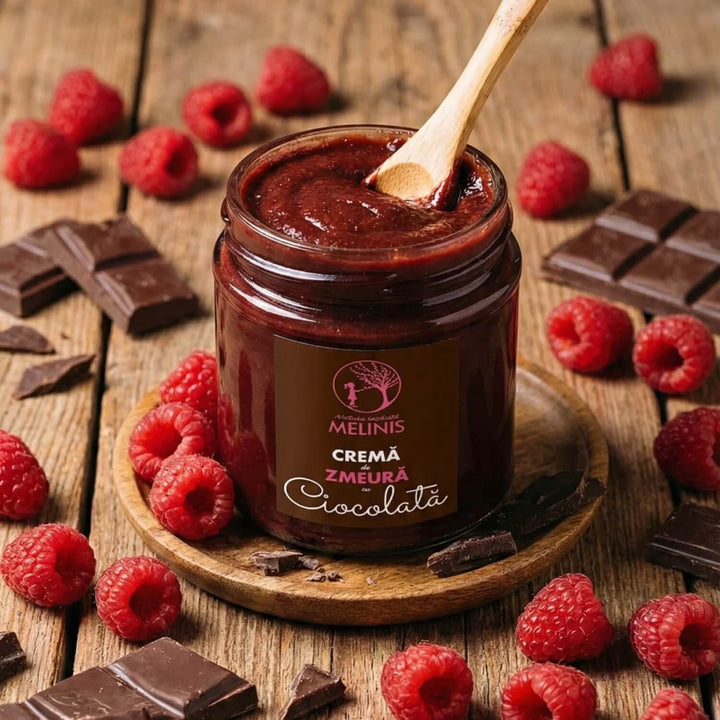 Creamed Raspberries, Chocolate & Honey 250g