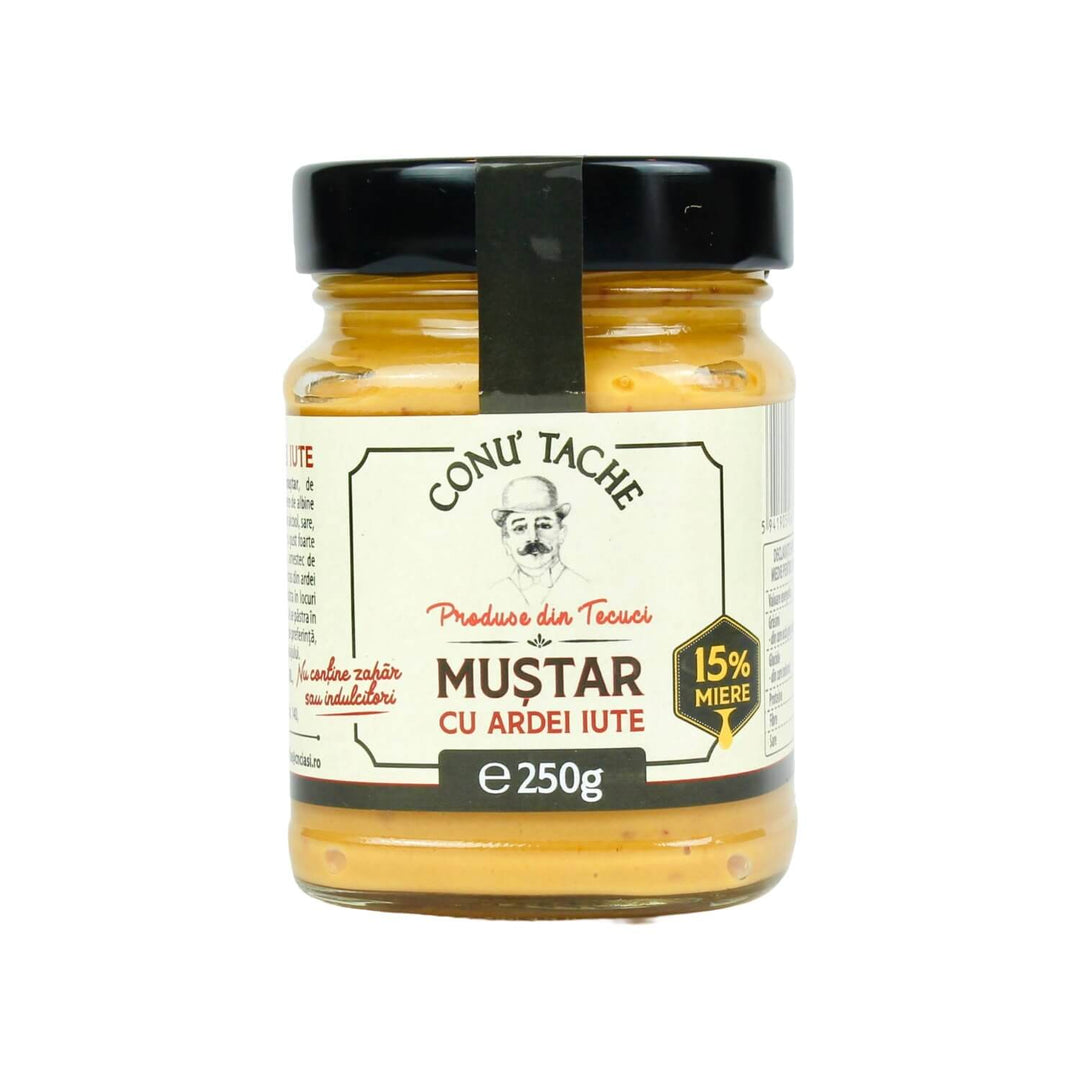 Hot Mustard from Tecuci 250g