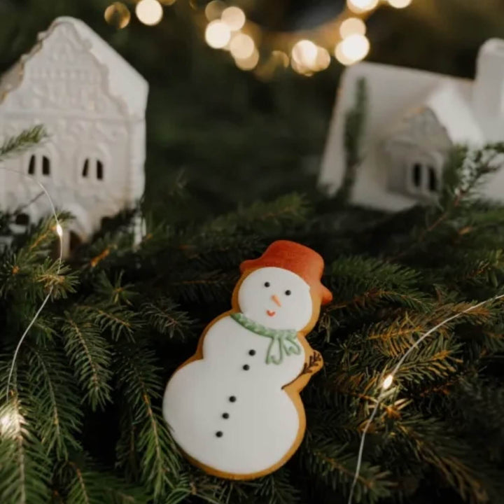 Christmas Snowman Gingerbread 'Turta Dulce'