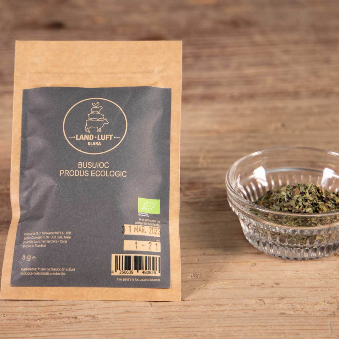 Organic Dried Basil 8g - De Mana