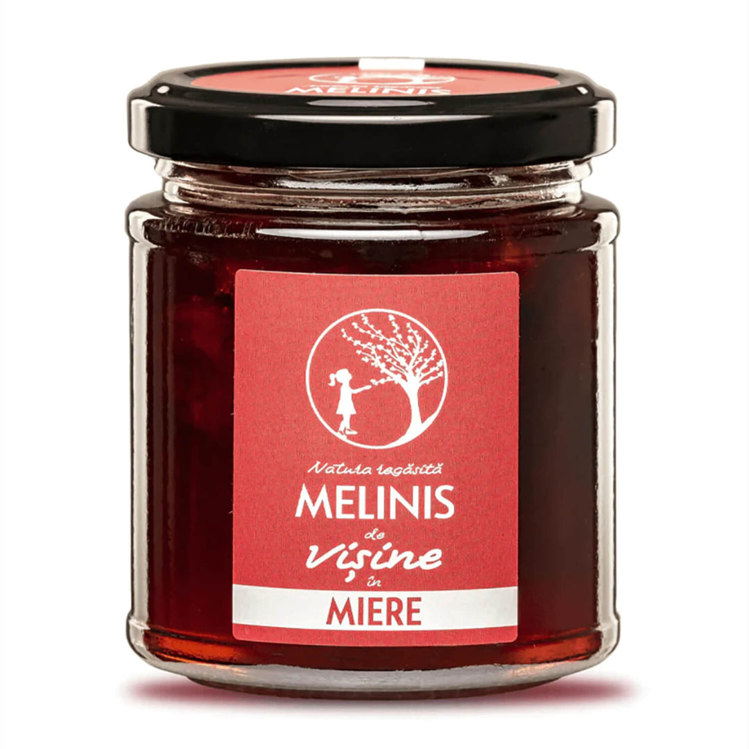 Sour Cherries in Acacia Honey 230g - De Mana