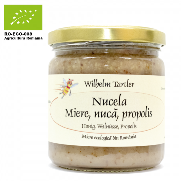 Organic, raw honey, walnut & propolis - De Mana