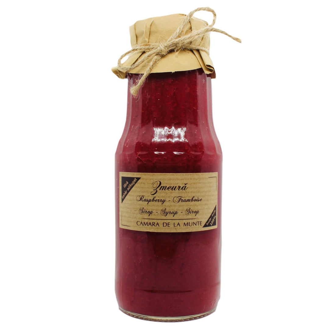 Raspberry syrup no added sugar 300ml - De Mana